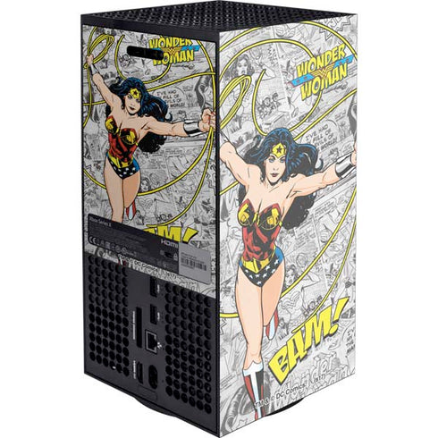 DC Comics Wonder Woman Classic Action Pose XBox Series X Digital Edition Console Skin